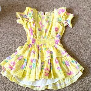 Natasha Ruffle Mini Fit and Flare Dress
